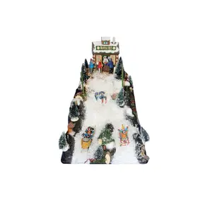 My Village Base Christmas Village Ski Slope 42x25cm - image 2