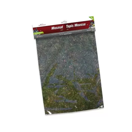 My Village Moss Mat Green - 70x50 cm