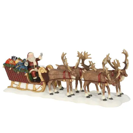 Luville Schneewald Santa reindeer sledge - image 1