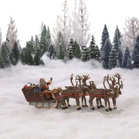 Luville Schneewald Santa reindeer sledge - image 2