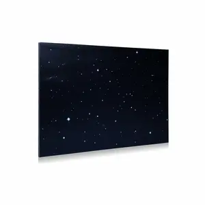 Canvas twinkelende sterren 76x56cm
