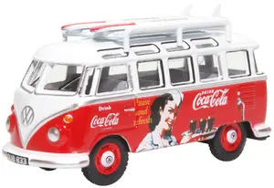 Coca-cola vw t1 bus surfboards 1:765.6 x 2.3 x 3.1 cm