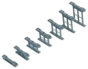 Hellende pijlers 1:76t.b.v. hornby rails