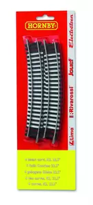 4 gebogen rails 22.5o
