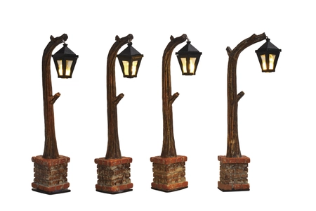 Luville General Street lantern wooden 4 pieces