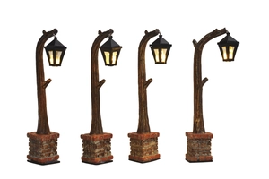 Luville General Street lantern wooden 4 pieces